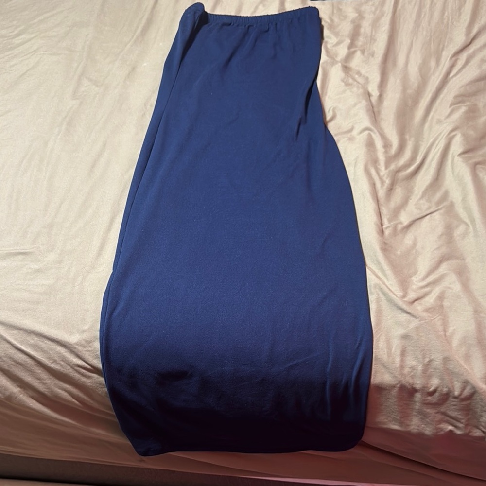 Navy blue tube dress